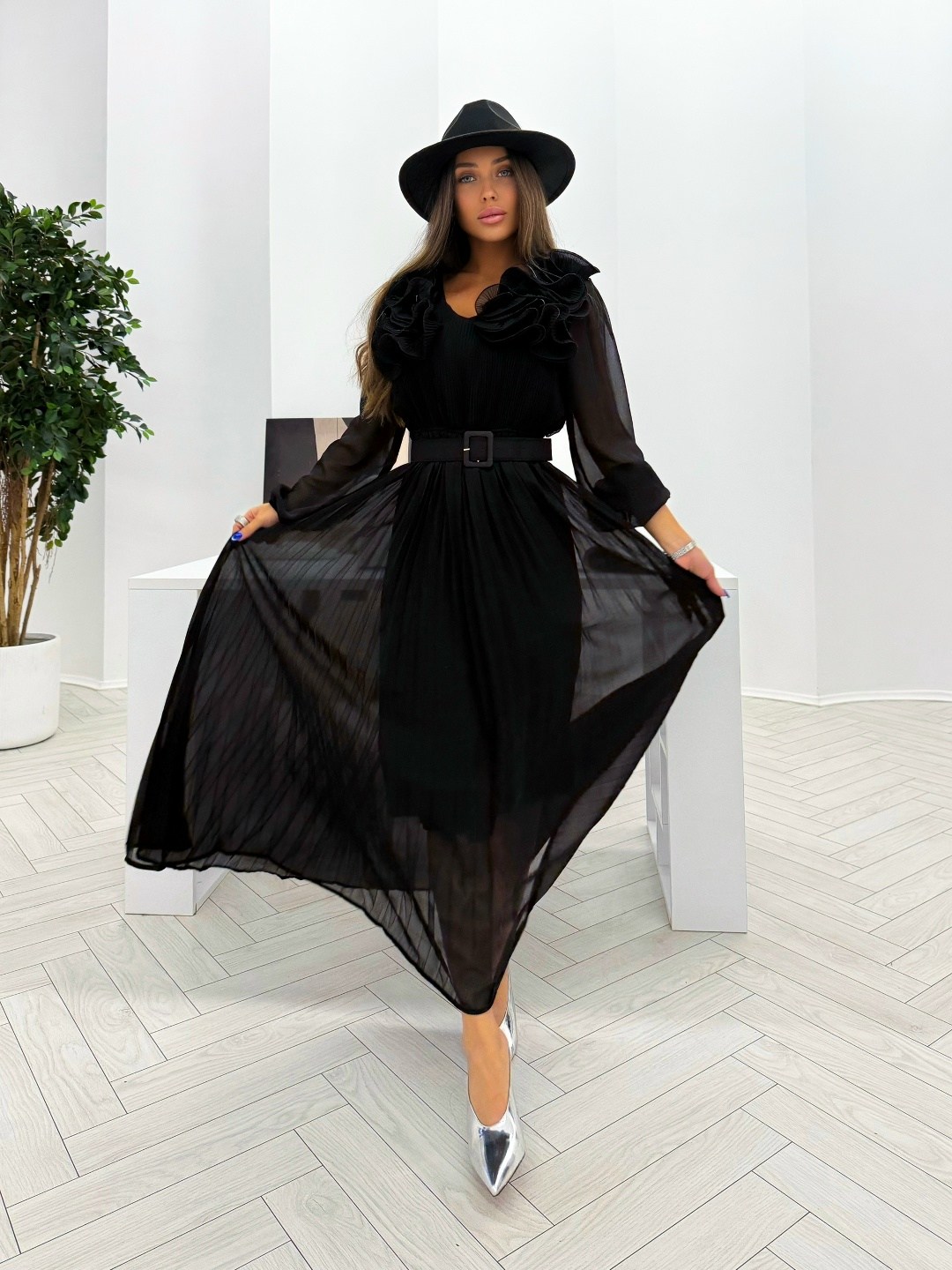 платье стильное,шифоновое платье,платье,платье миди,женское платье