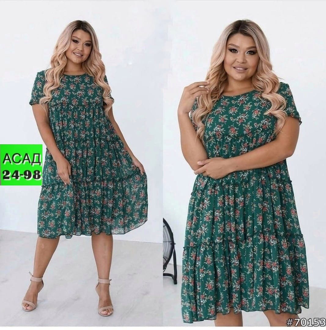 женское платье больших размеров,платье большие размеры,платье женская,платье шифоновое ярусное,шифоновые платья больших размеров
