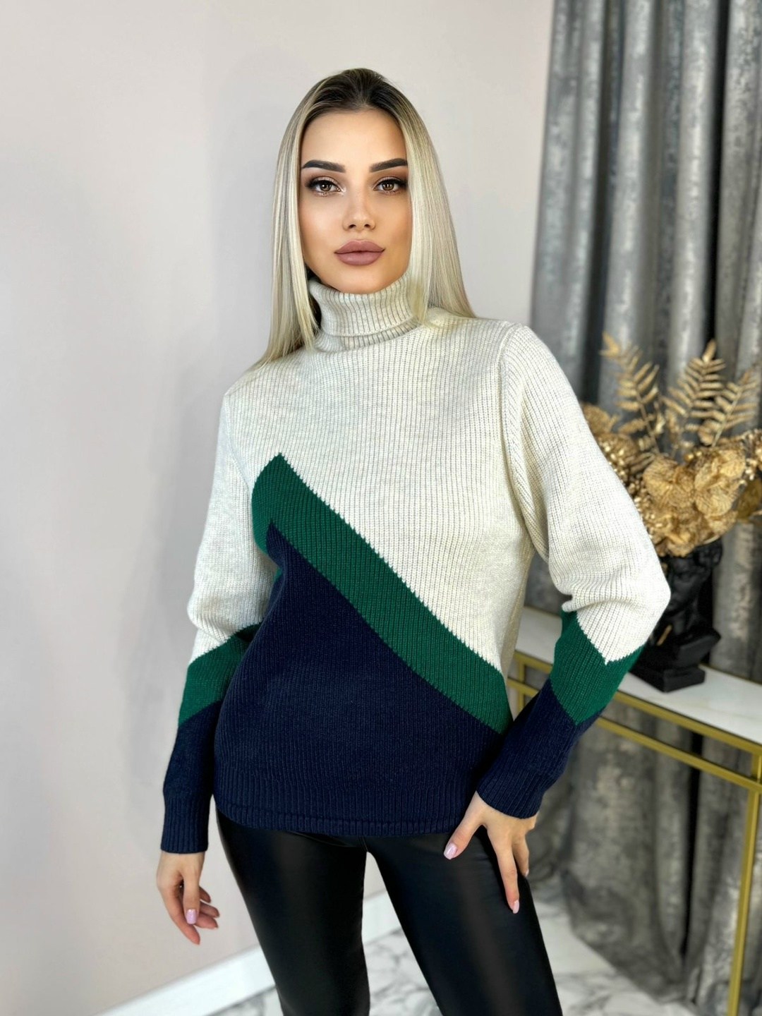 свитер-водолазка вязаный с горлом лапша tommy nd,свитер женский,свитер-водолазка вязаный с горлом лапша tommy nd 274601655,свитер,свитер модный