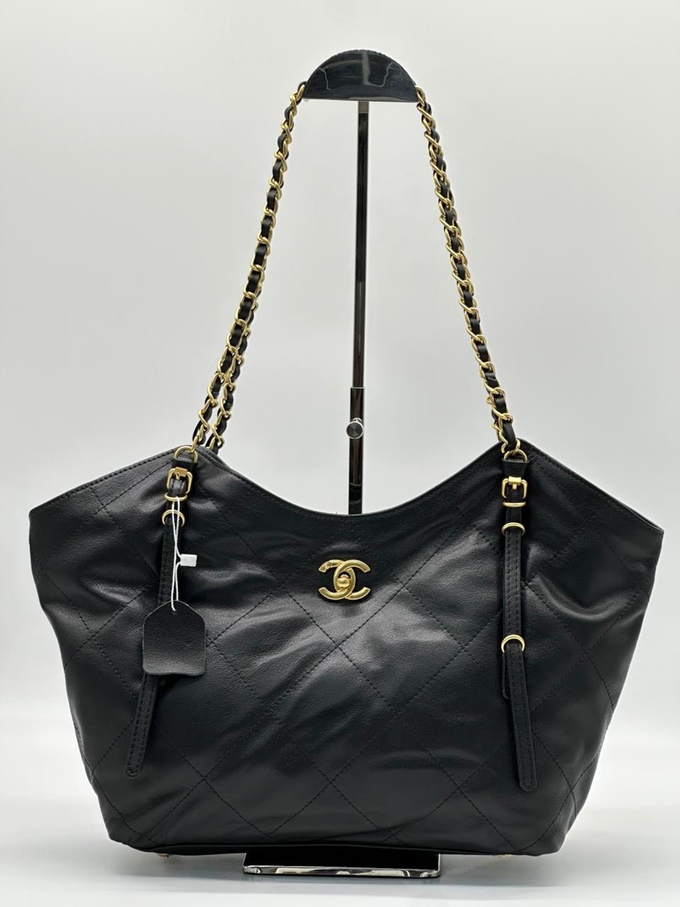 сумка chanel,сумка шанель,chanel сумка женская,женская черная кожаная сумка chanel shopping bag,сумка шанель большая