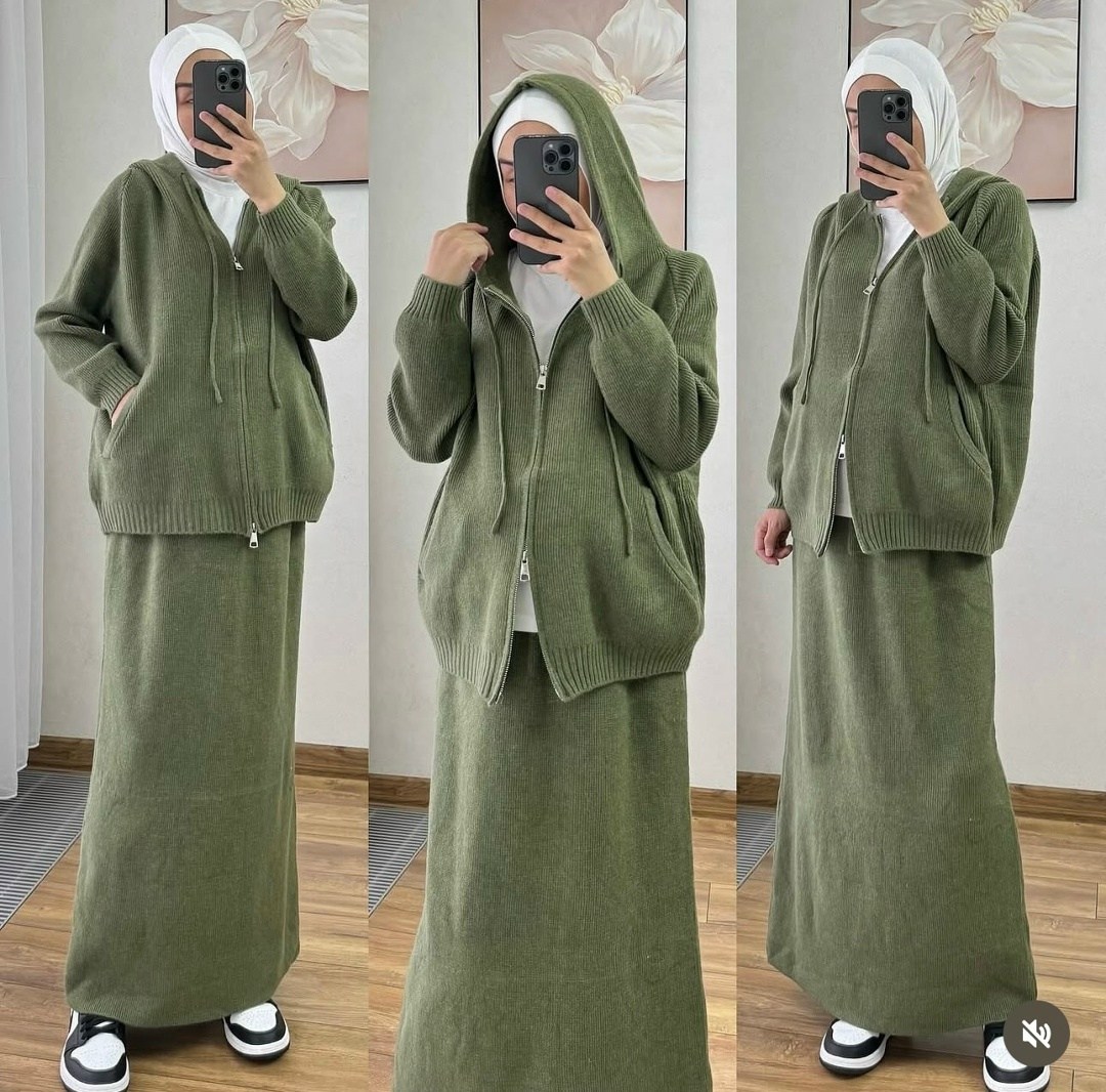 мода на хиджаб,хиджаб стиль,tesettür giyim,комплект одежды