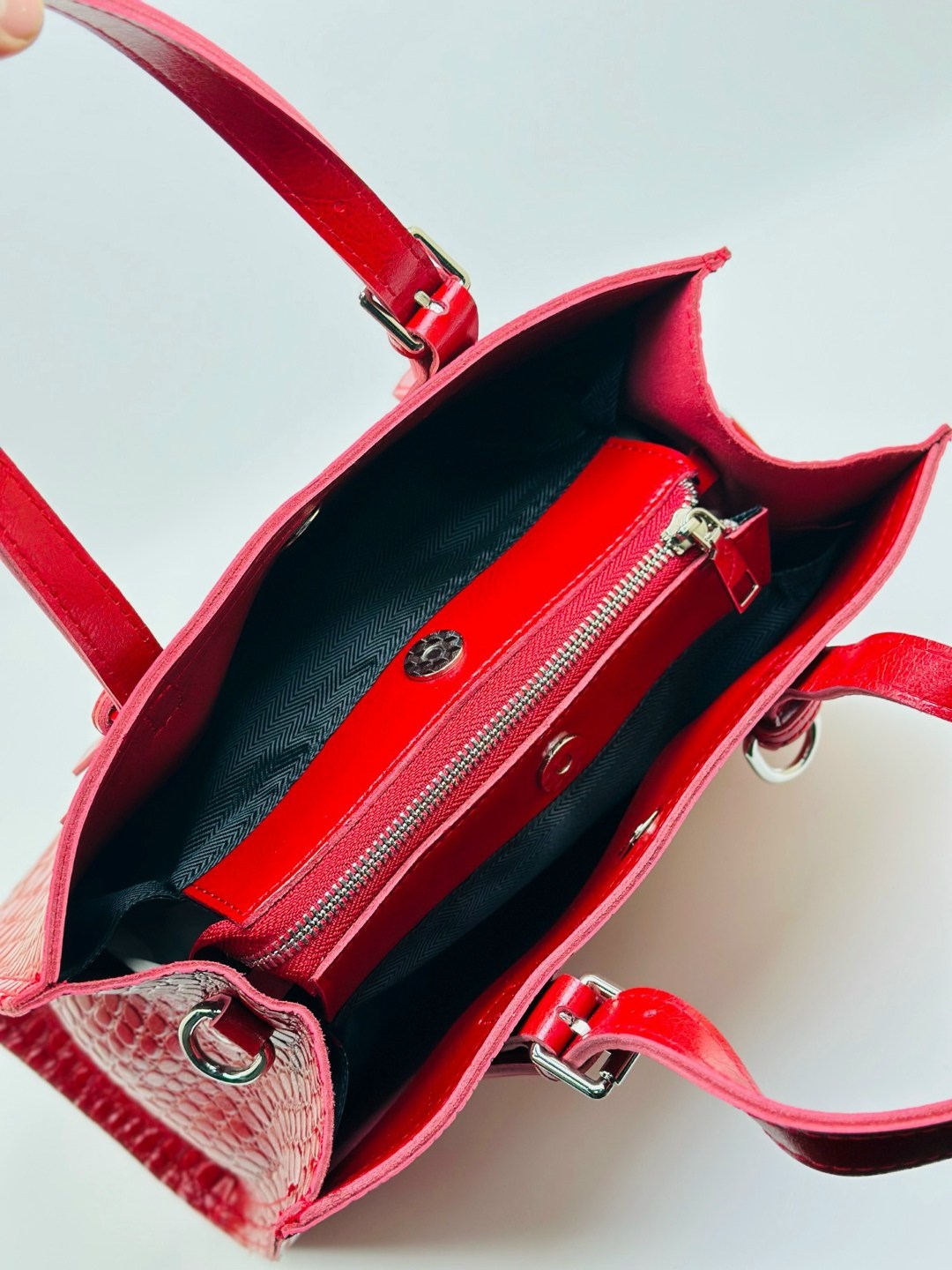 женская сумка,сумка,женская кожаная сумка,женская кожаная сумка под крокодила 8800-220 ред,сумка красная