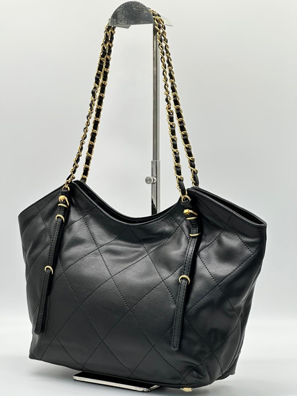 сумка chanel,сумка шанель,chanel сумка женская,женская черная кожаная сумка chanel shopping bag,сумка шанель большая