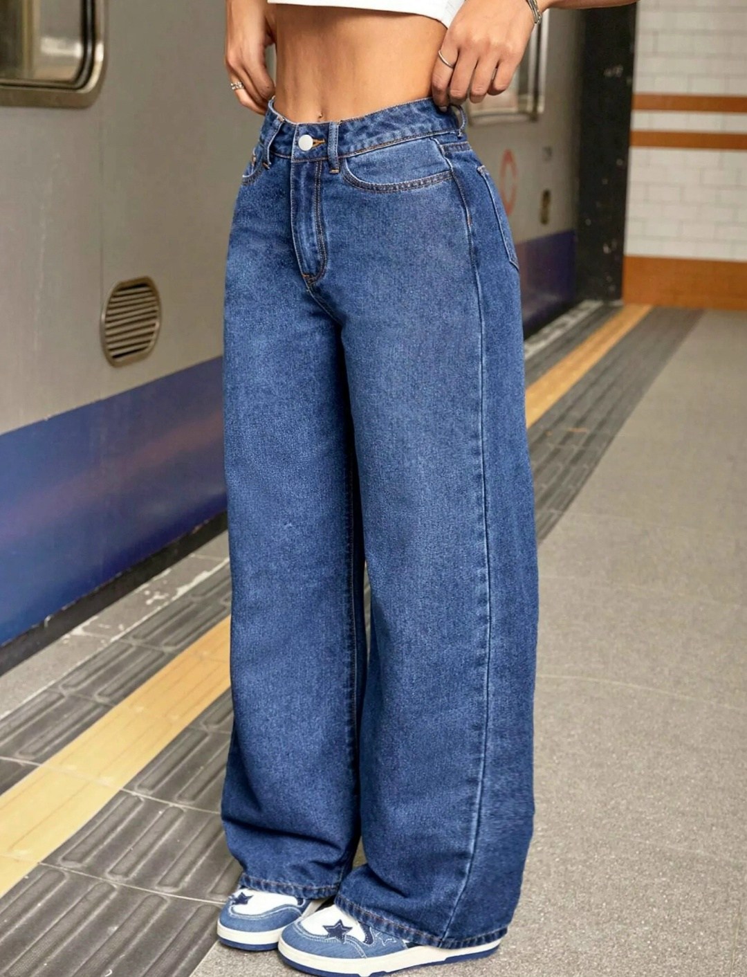 джинсы широкие,женские широкие джинсы,джинсы клеш широкие для высоких,джинсы женский noa синий широкие,широкие прямые джинсы