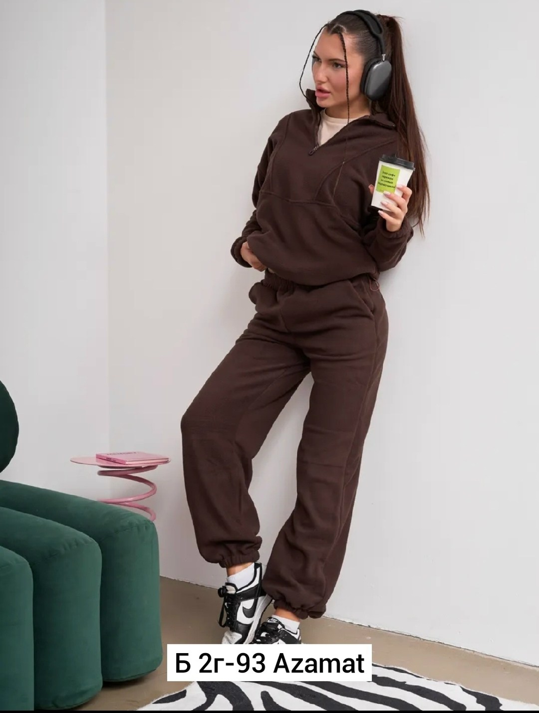 спортивный костюм женский на флисе цвет шоколадный,коричневый спортивный костюм,женский спортивный костюм,спортивный костюм,теплый костюм