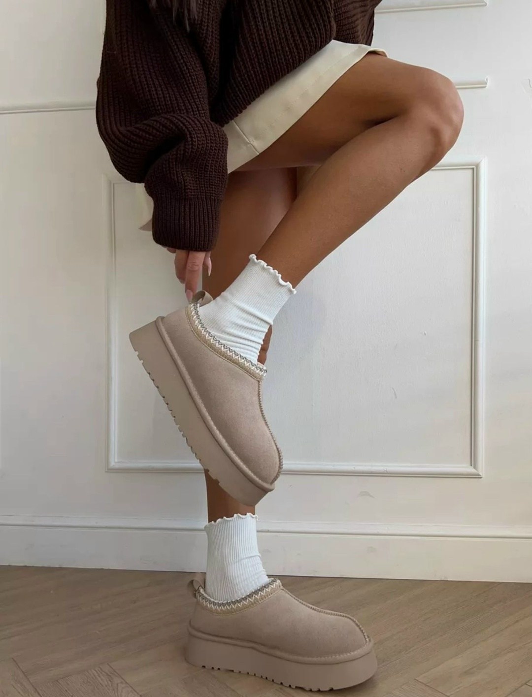 ,угги женские,угги ,женские шерстяные тапочки теплые платформы,женская