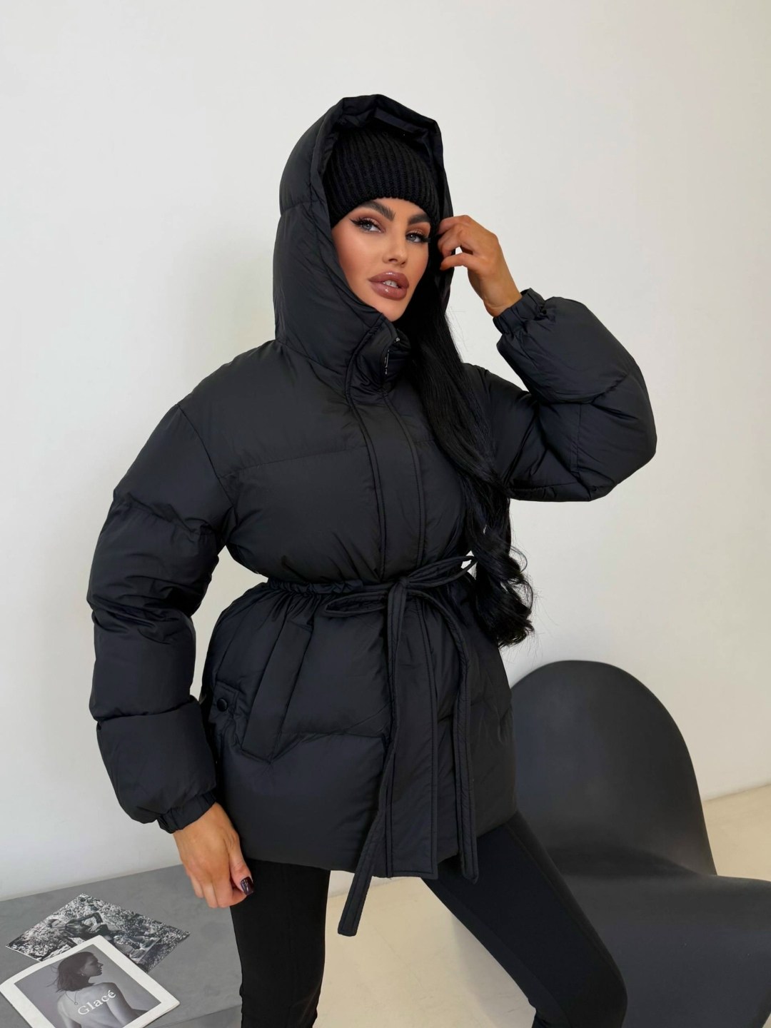 куртка с поясом,зимняя куртка с поясом,куртка,куртка короткая с поясом зимняя rosilyfashion,зимняя куртка