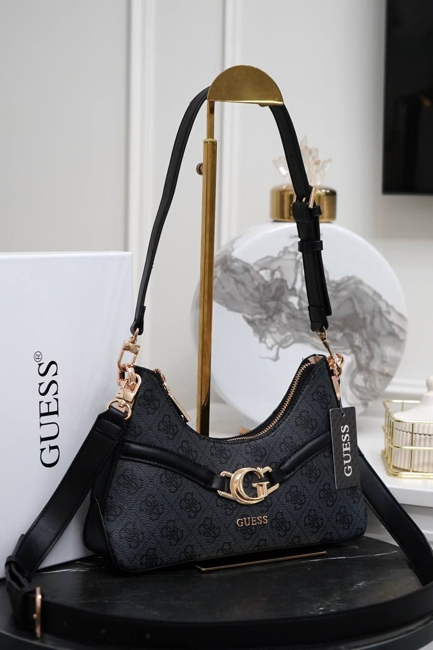 сумка guess,сумка женская guess,guess сумка на плечо,guess сумка на плечо кросс-боди,сумка через плечо malva mini hobo bla guess женская