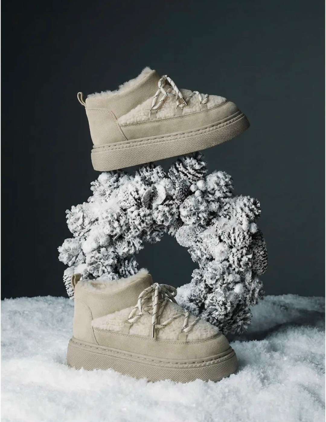 ,ботинки угги зимние натуральные на меху и платформе,зимние ботинки для женщин теплые хлопковые ботинки с мехом и толстой подошвой,угги женские,короткие угги луноходы женские на платформе со шнур