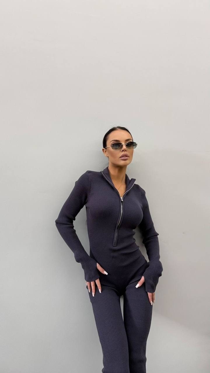 комбинезон женский,комбинезон женский в рубчик,трикотажный комбинезон,спортивный комбинезон,брючный комбинезон