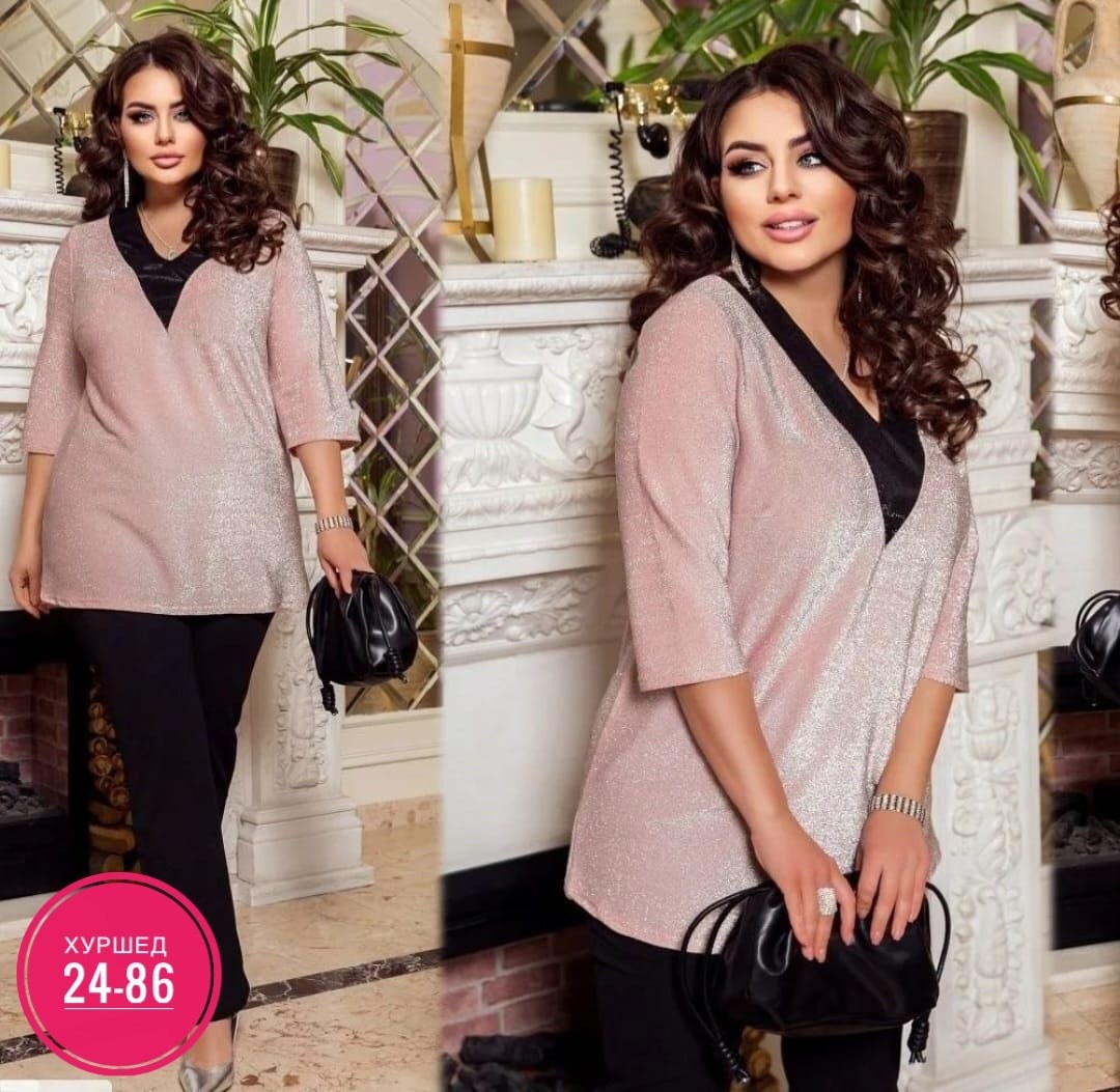 блузки из люрекса для полных женщин,блузка женская,модная ,блузка из люрексовой ткани для полных женщин,костюм двойка женская