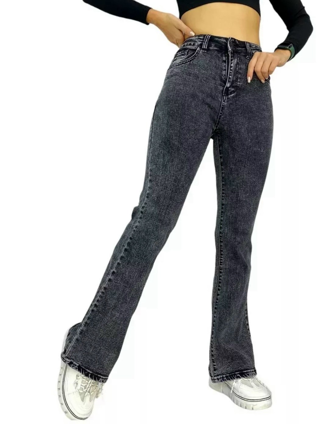 джинсы женские клеш от колена на невысоких,джинсы клеш женские,джинсы женские клеш от колена jovanna,джинсы женские клеш от колена серые,джинсы клеш от колена с высокой посадкой joxanna 66182418