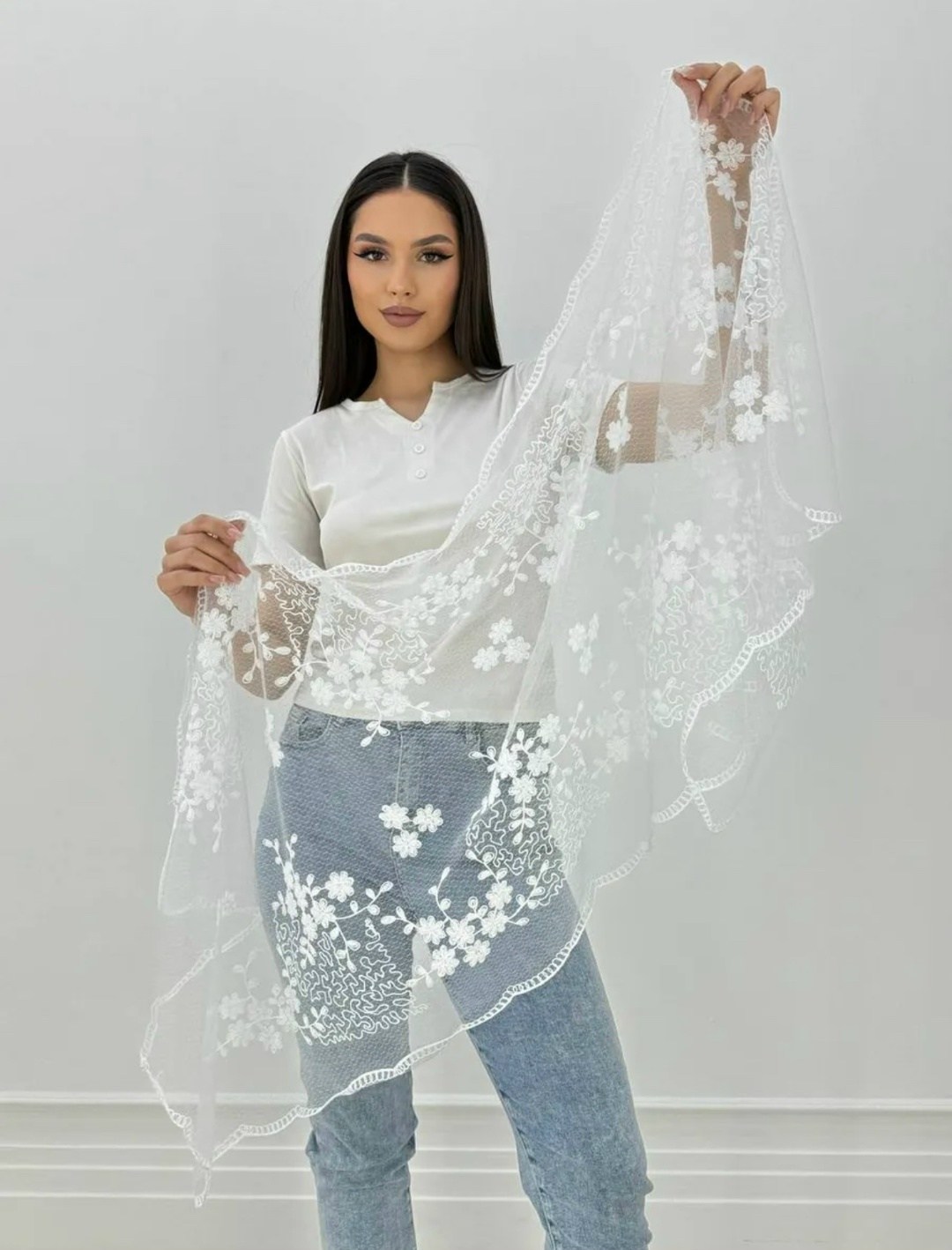 кружевной палантин,женские платки,кружевной платок,платок шарф накидка церковный,шарф накидка