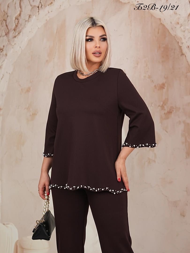 костюм двойка "лазиза со вставкой лео",костюм брючный трикотажный,женский костюм,костюм двойка с брюками