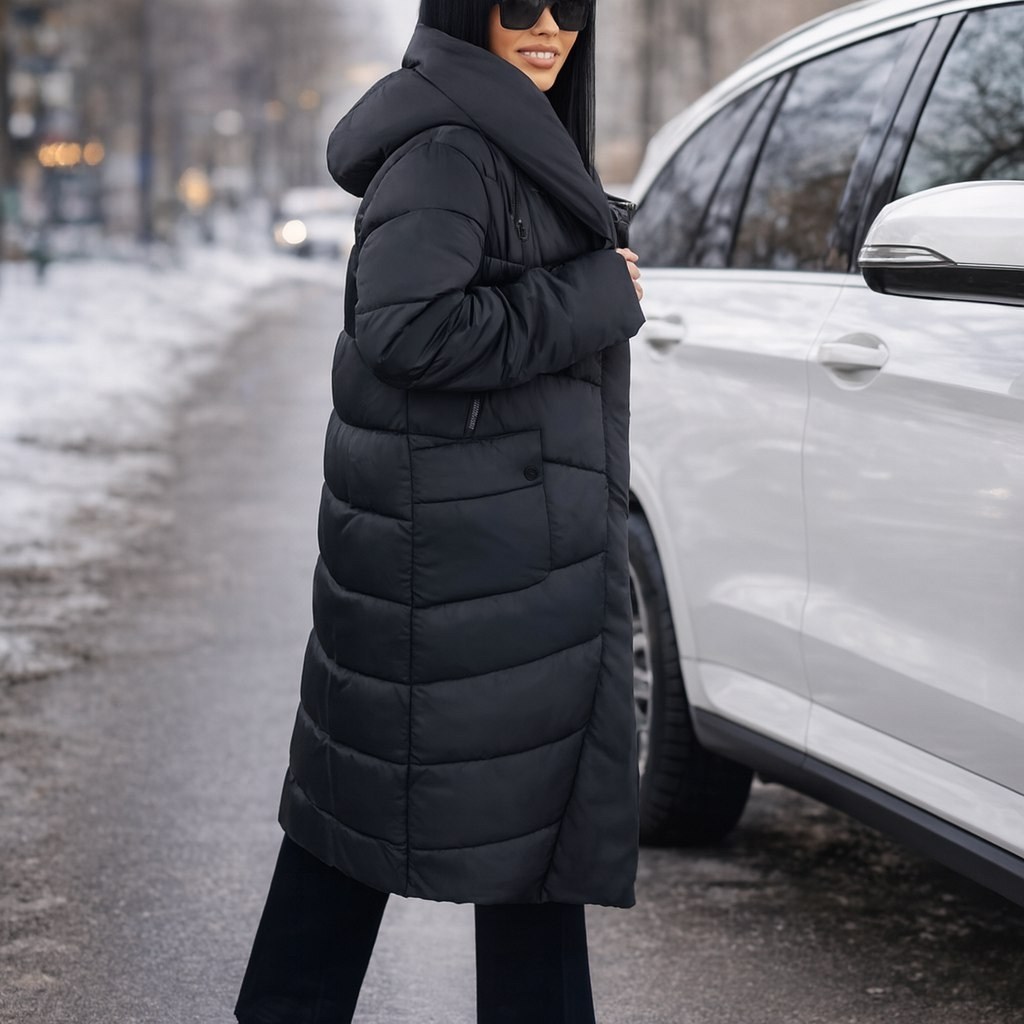 пуховик женский,стильные пуховики,пуховик бежевый,женская зимняя куртка,пуховик женский зимний длинный с капюшоном monomir