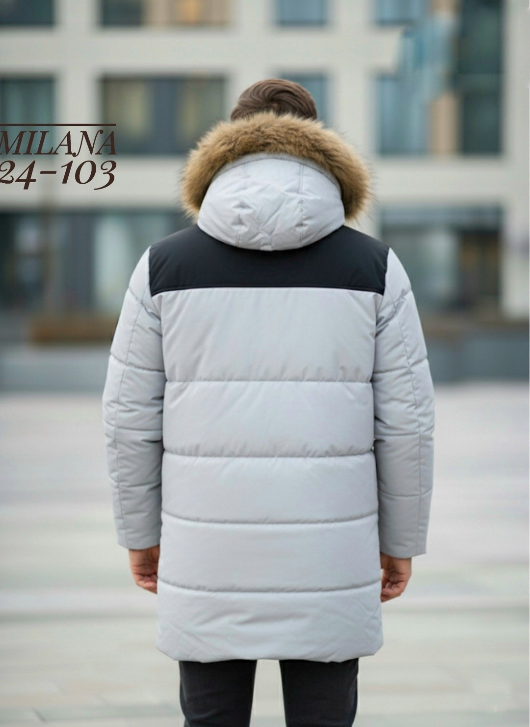 куртка зимняя мужская удлиненная с мехом серого цвета 2159-1sr mtforce,куртка зимняя мужская удлиненная с мехом mtforce,мужская зимняя куртка,зимняя куртка,куртка зимняя мужская удлиненная с мехом хак