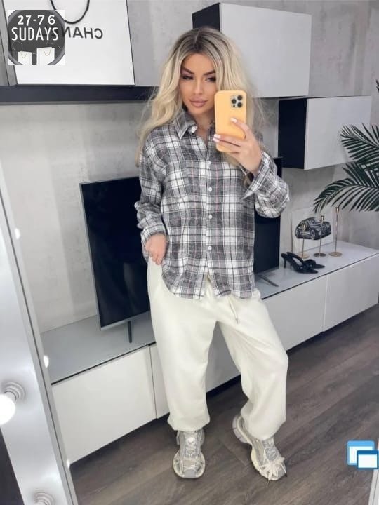 рубашка в клетку оверсайз летняя tika boom,рубашка в клетку женская,рубашка женская в клетку оверсайз,женская рубашка,рубашка в клетку