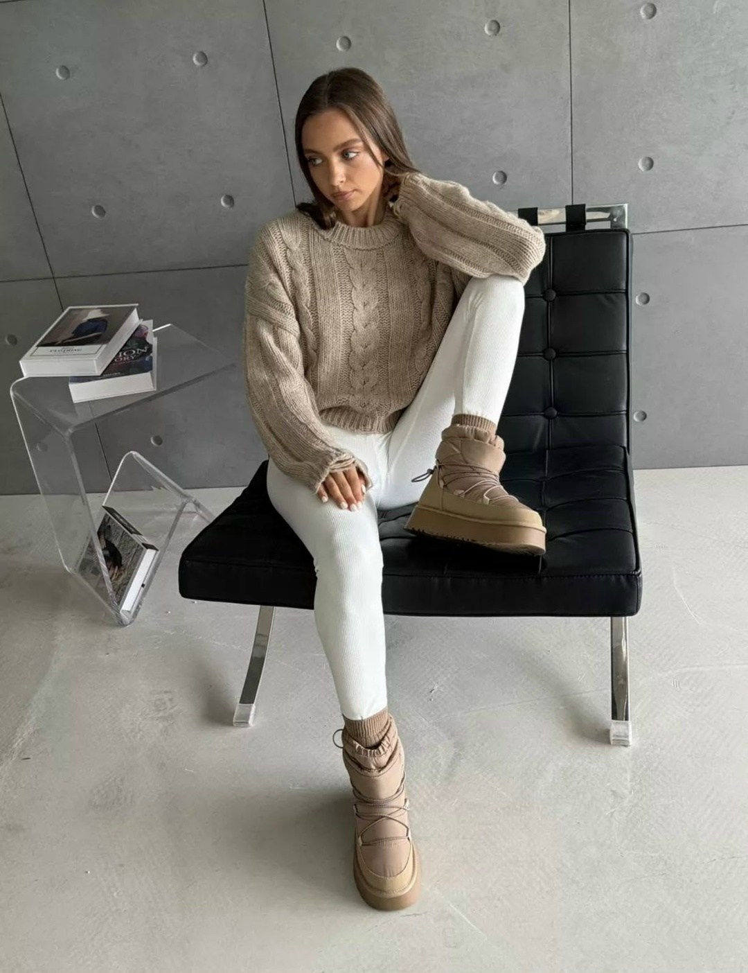 дутики непромокаемые зимние на платформе birkabrand,,дутики женские,дутики непромокаемые зимние на платформе birkabrand цвет светло-бежевый,дутики непромокаемые зимние на платформе birkabrand цве