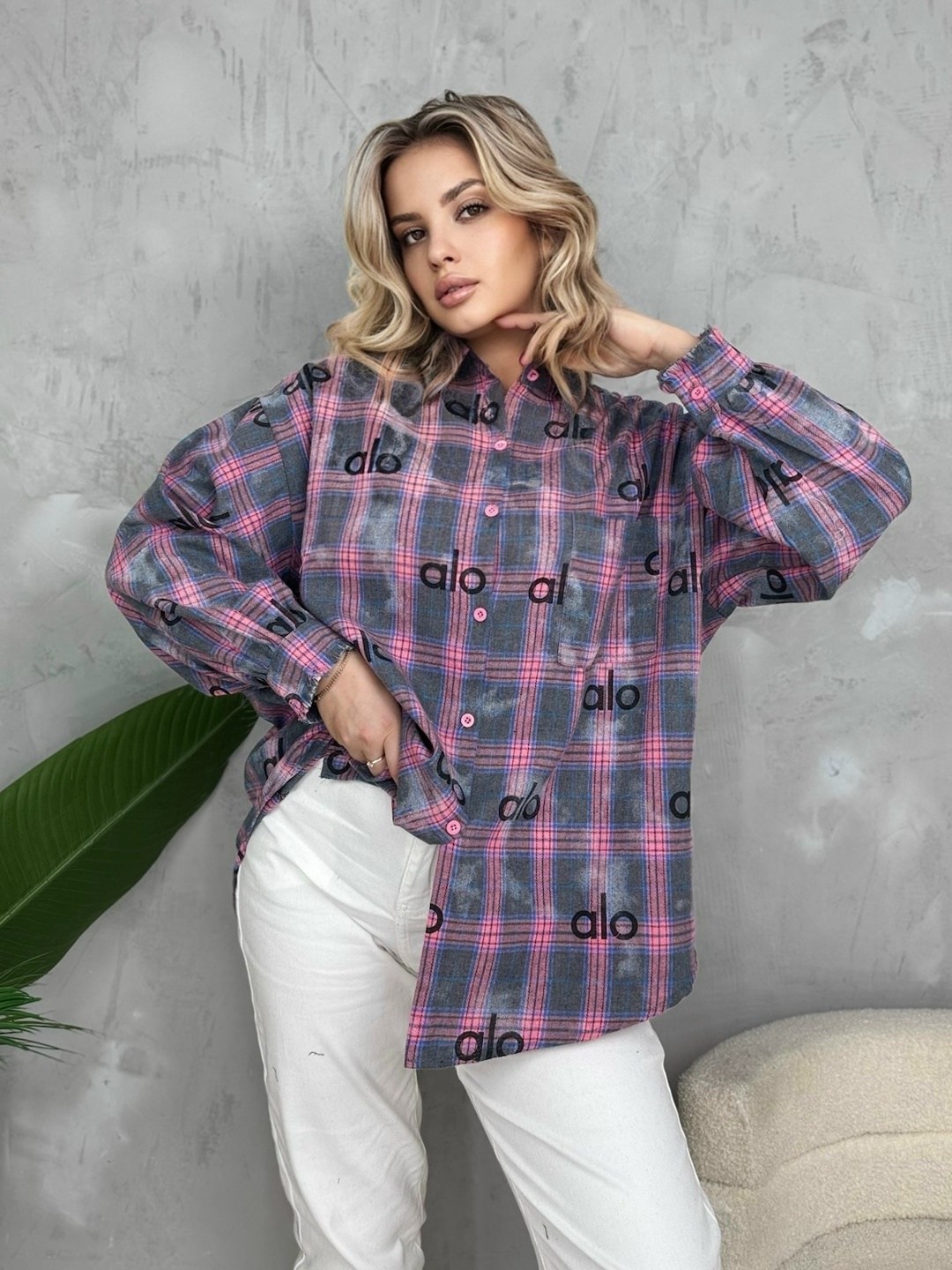 рубашка оверсайз в клетку betrendy wear,женская рубашка в клетку оверсайз,рубашка женская оверсайз теплая в клетку,рубашка оверсайз клетка,женская рубашка в клетку