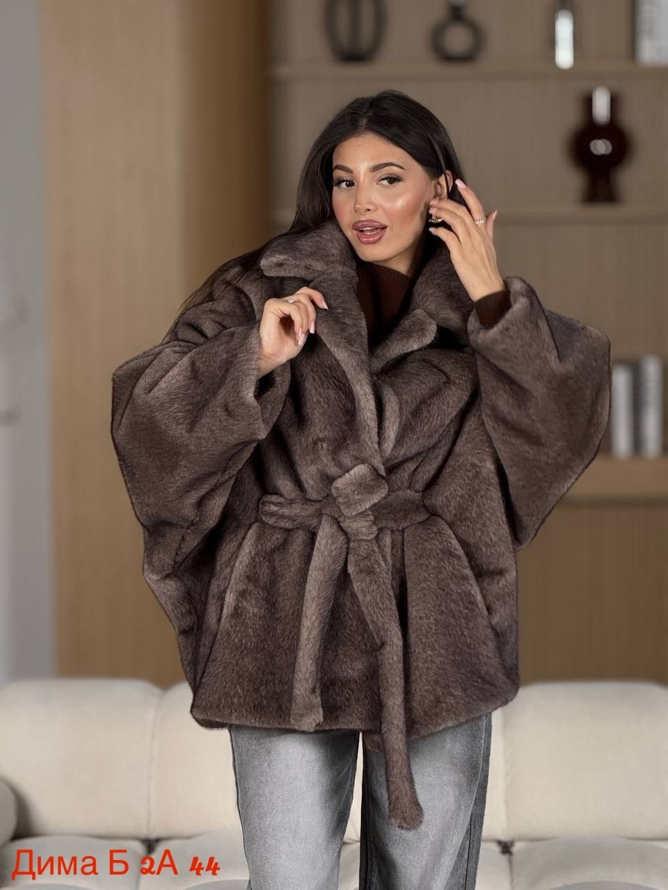 шуба из эко меха с английским воротником 27715 (серый),шуба из эко меха с английским воротником,шуба из эко меха с английским воротником модель № 27715,шуба норковая летучая мышь в натуральном цвете,ж