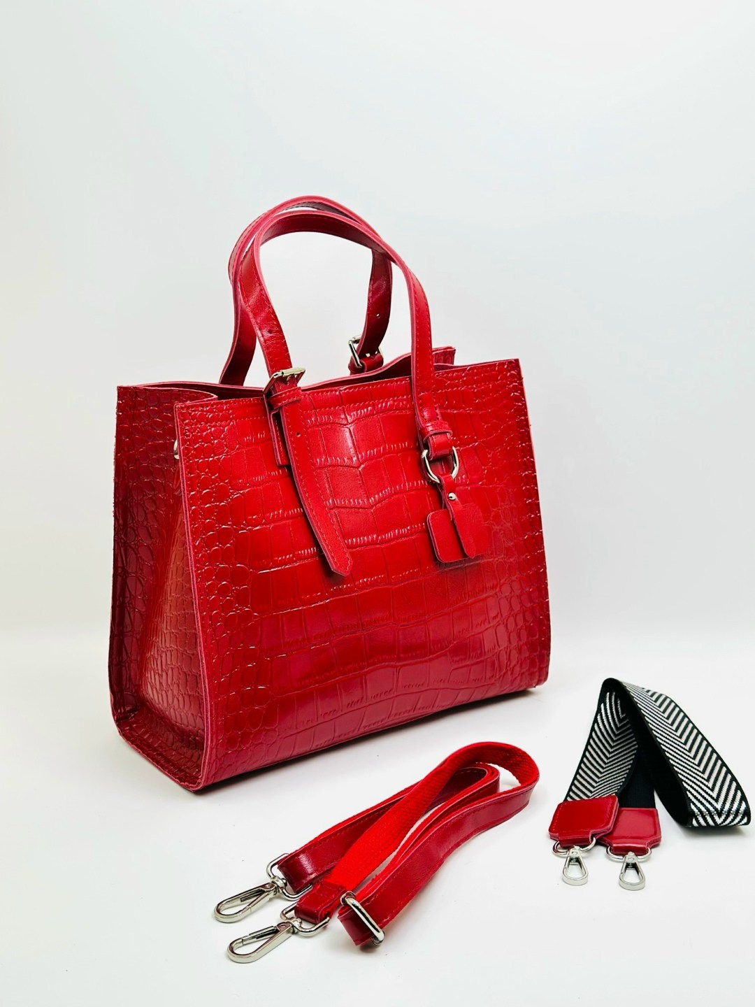 женская сумка,сумка,женская кожаная сумка,женская кожаная сумка под крокодила 8800-220 ред,сумка красная