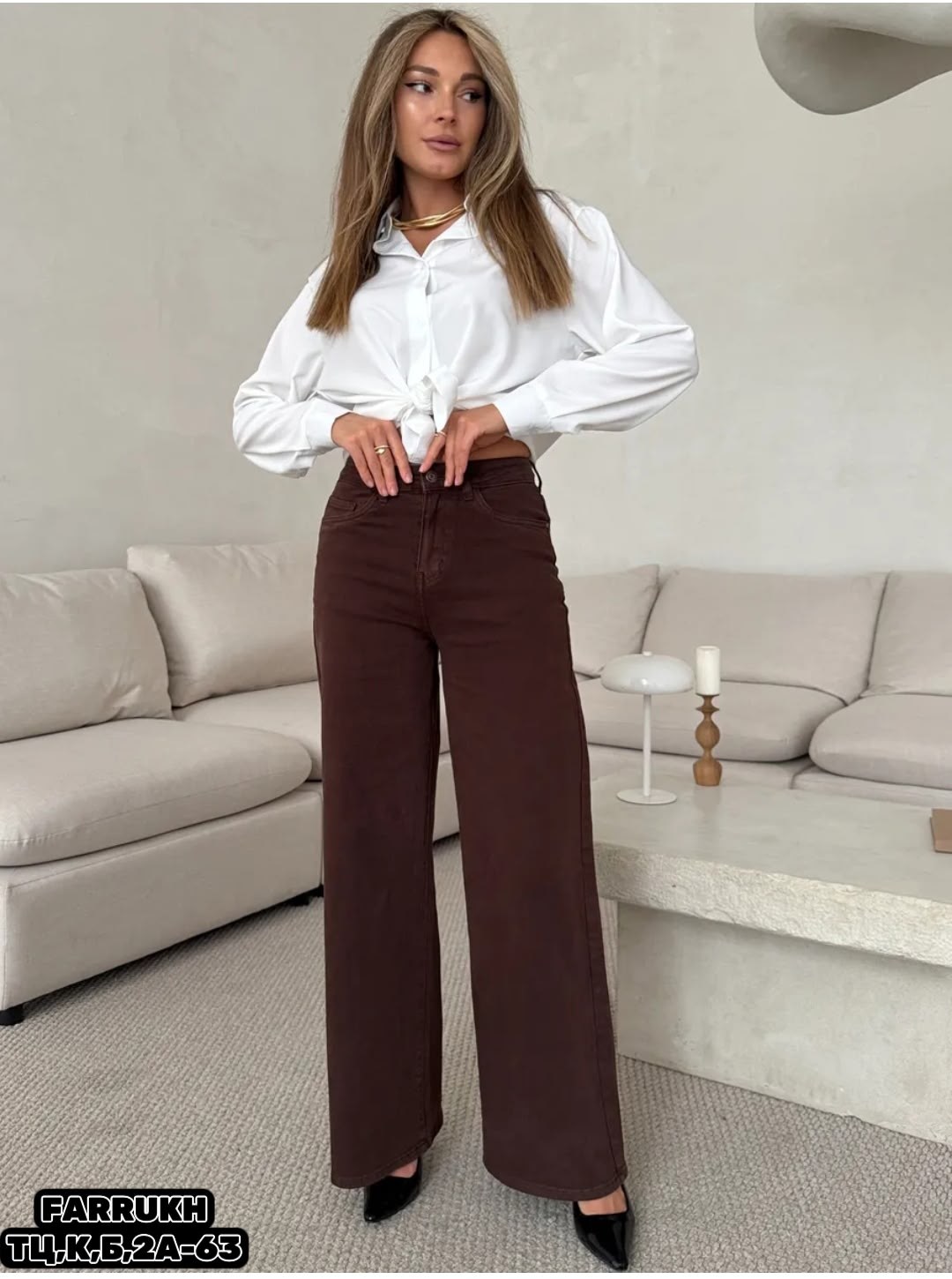 джинсы коричневые широкие с высокой посадкой y2k багги emporiov,брюки палаццо,широкие брюки,брюки палаццо женские,коричневые брюки женские