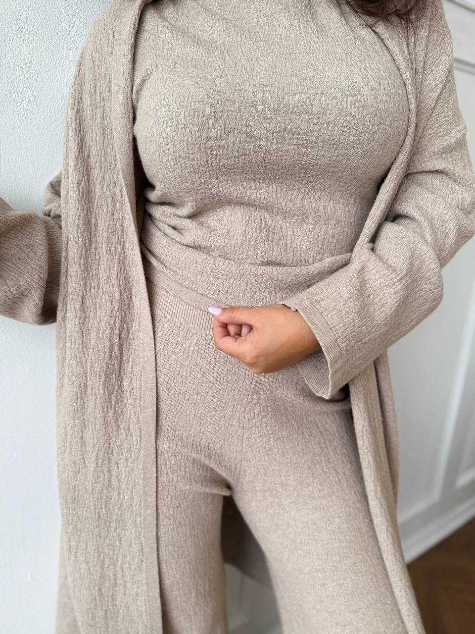 костюм с кардиганом,костюм трикотажный,вязаные костюмы,костюм из кашемира,костюм тройка с кардиганом