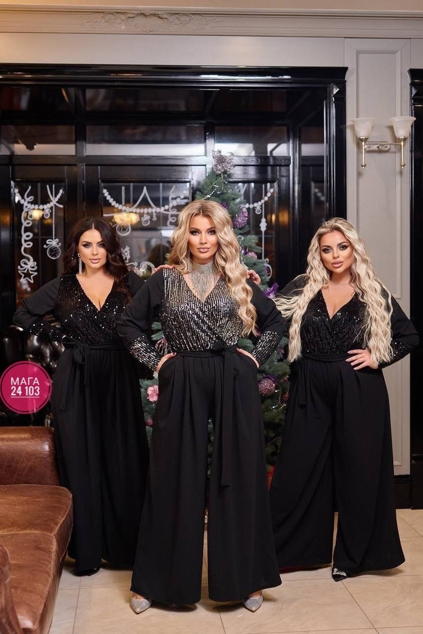 женский вечерний комбинезон большие размеры,комбинезон женский праздничный,женские комбинезоны больших размеров,комбинезон праздничный тренд,женские комбинезоны