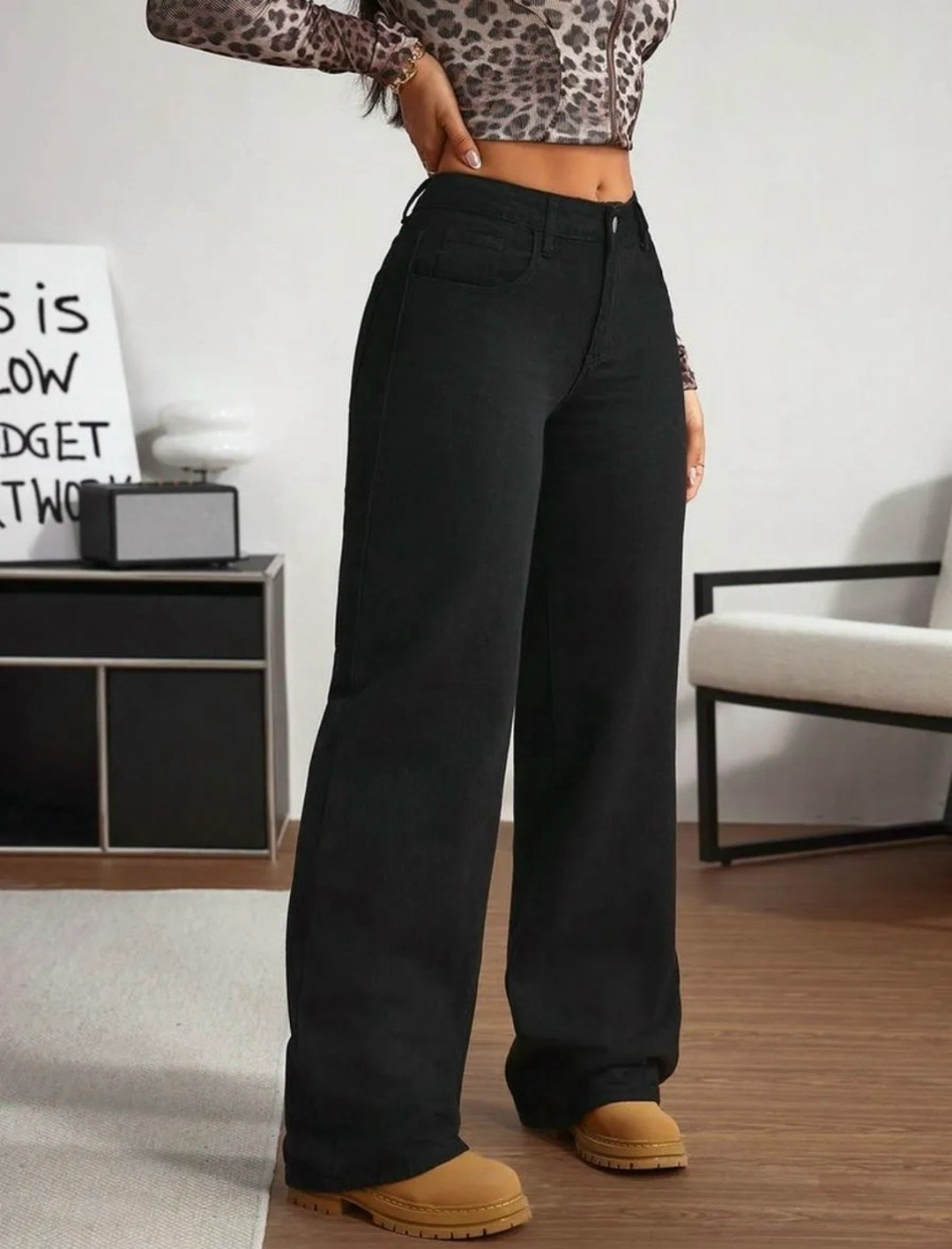 джинсы широкие палаццо черные,джинсы женский черный глубокий черный палаццо,черные джинсы широкие,широкие джинсы,черные джинсы женские