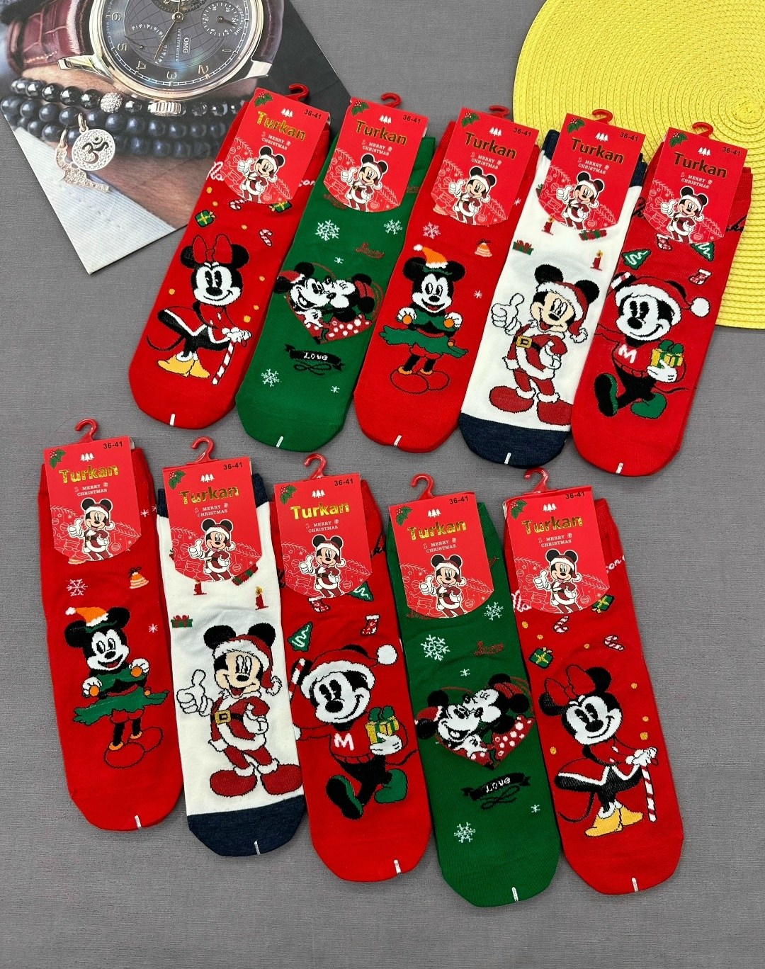 носки женские 10 пар,новогодние носки,новогодние носки набор,носки женские,мужские носки новогодние