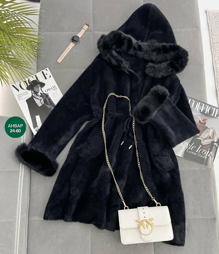 меховое пальто,пальто с мехом,меховое пальто с капюшоном,зеленая искусственная шуба,шуба из искусственного меха