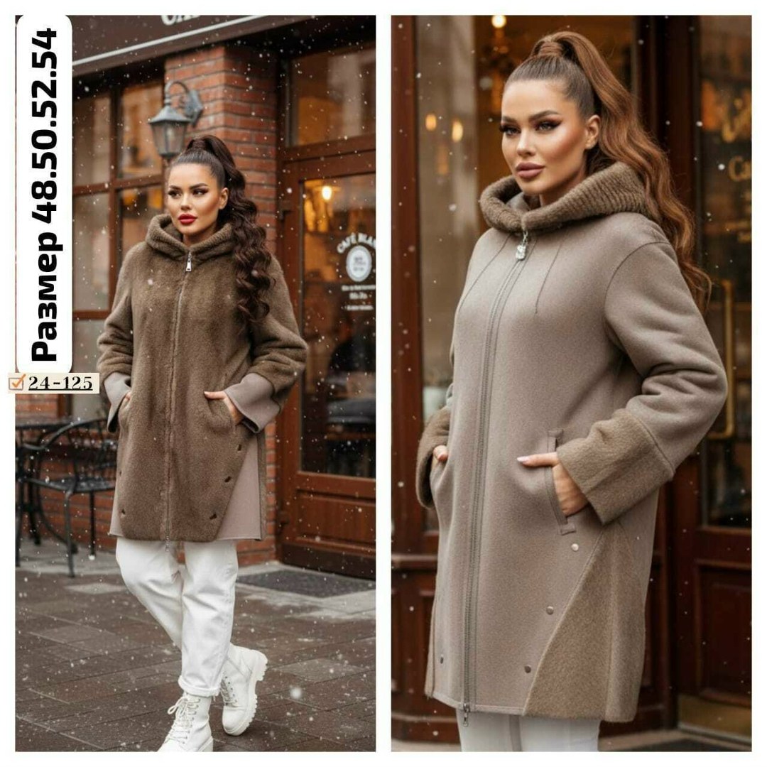 зимняя дубленка,пальто комбинированное,двухсторонняя дубленка,пальто женские,дублёнка
