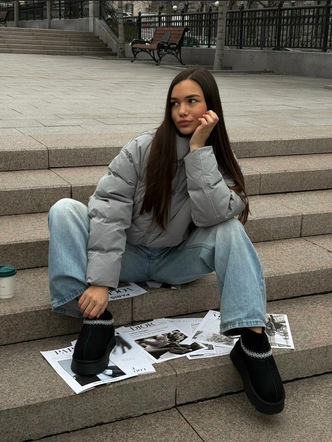 куртка оверсайз короткая зимняя miss evulia,куртка оверсайз,куртка оверсайз короткая зимняя miss evulia цвет серый,зимние куртки оверсайз,женские пуховики