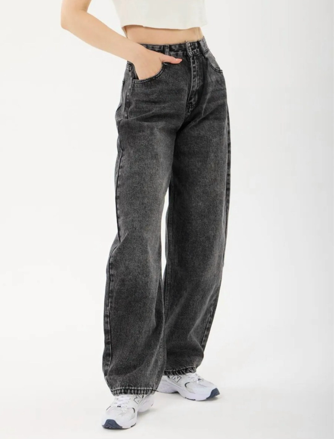 широкие джинсы,джинсы культура oversize "baggy" dark grey,джинсы черные широкие,джинсы багги женские широкие,джинсы багги с высокой посадкой minan style