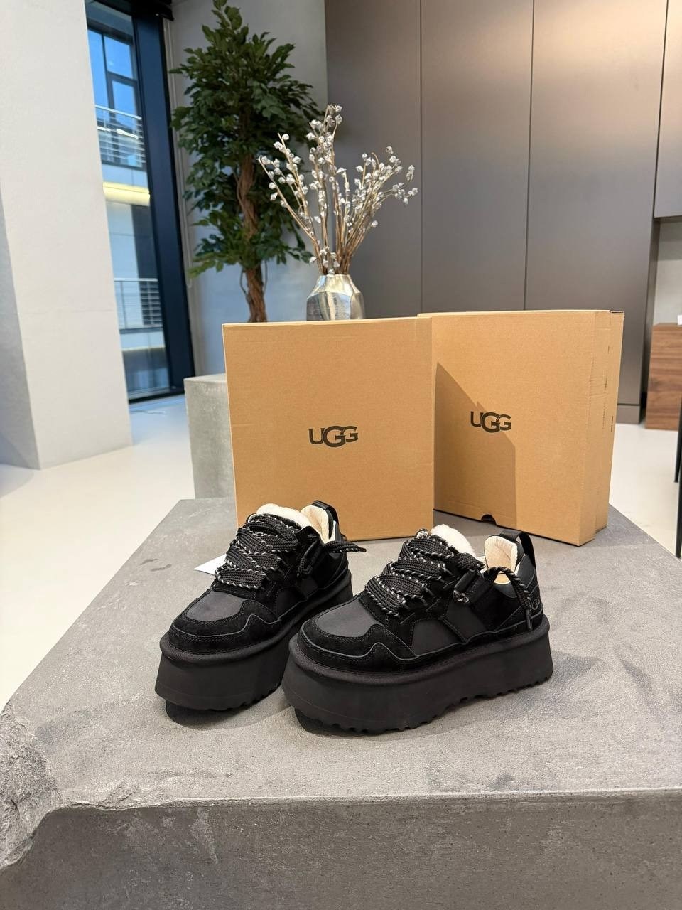 ,кроссовки ugg женские,кроссовки ugg зимние,кеды зимние ugg lowmel trainer premiumshoes цвет черный,кроссовки зимние женские ugg модель 551082