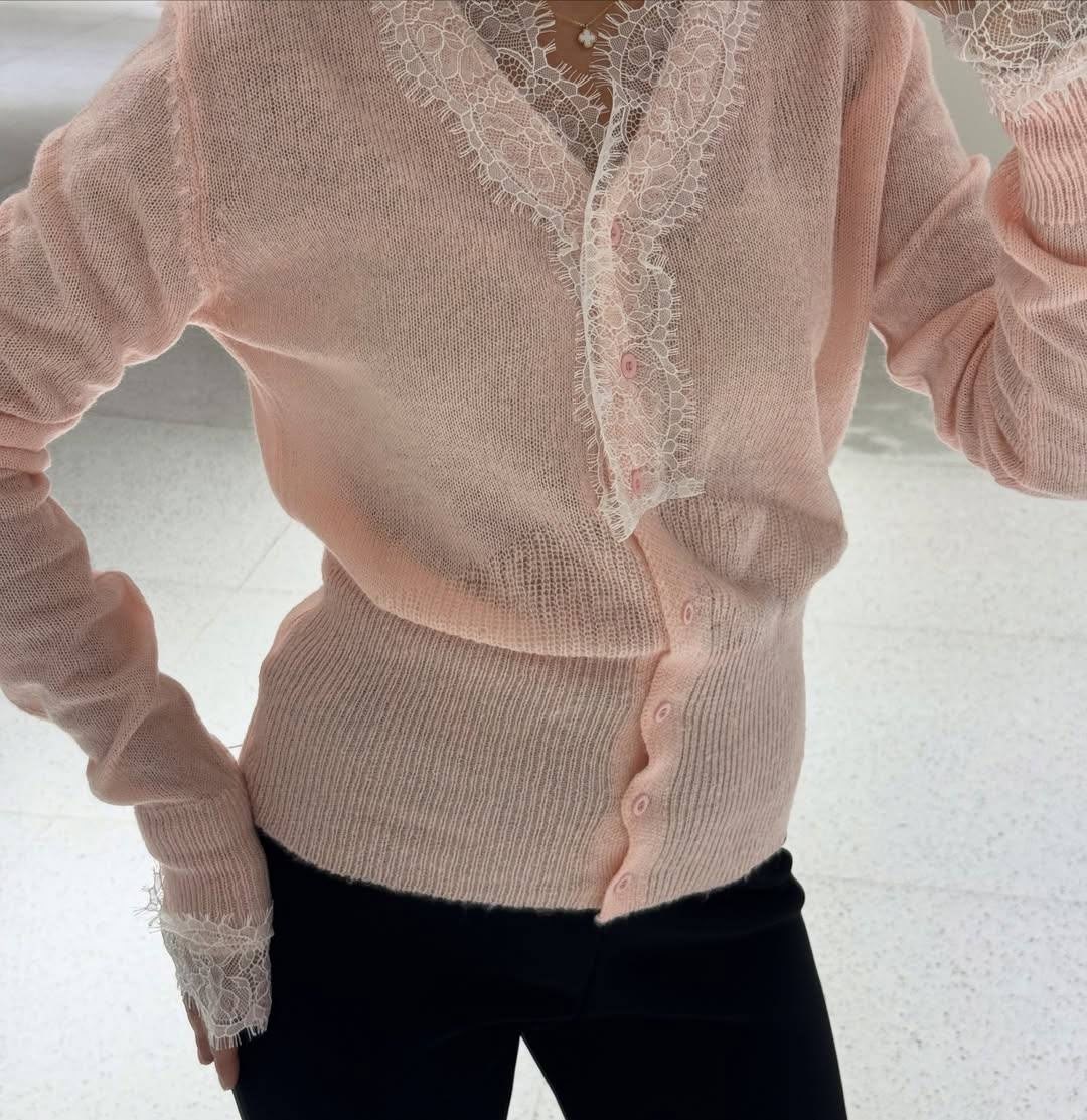 кружевной кардиган,кардиган розовый,вязаный кардиган,кардиган женский,женский вязаный кардиган