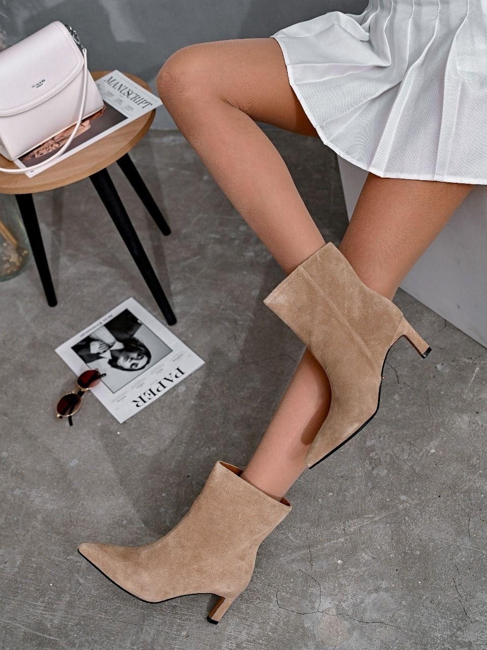 ботильоны женский shoux шоколадный коричневый размер 39,модные ботильоны,ботильоны мартин,ботильоны женский shoux коричневый шоколадный размер 39 демисезон,ботильоны