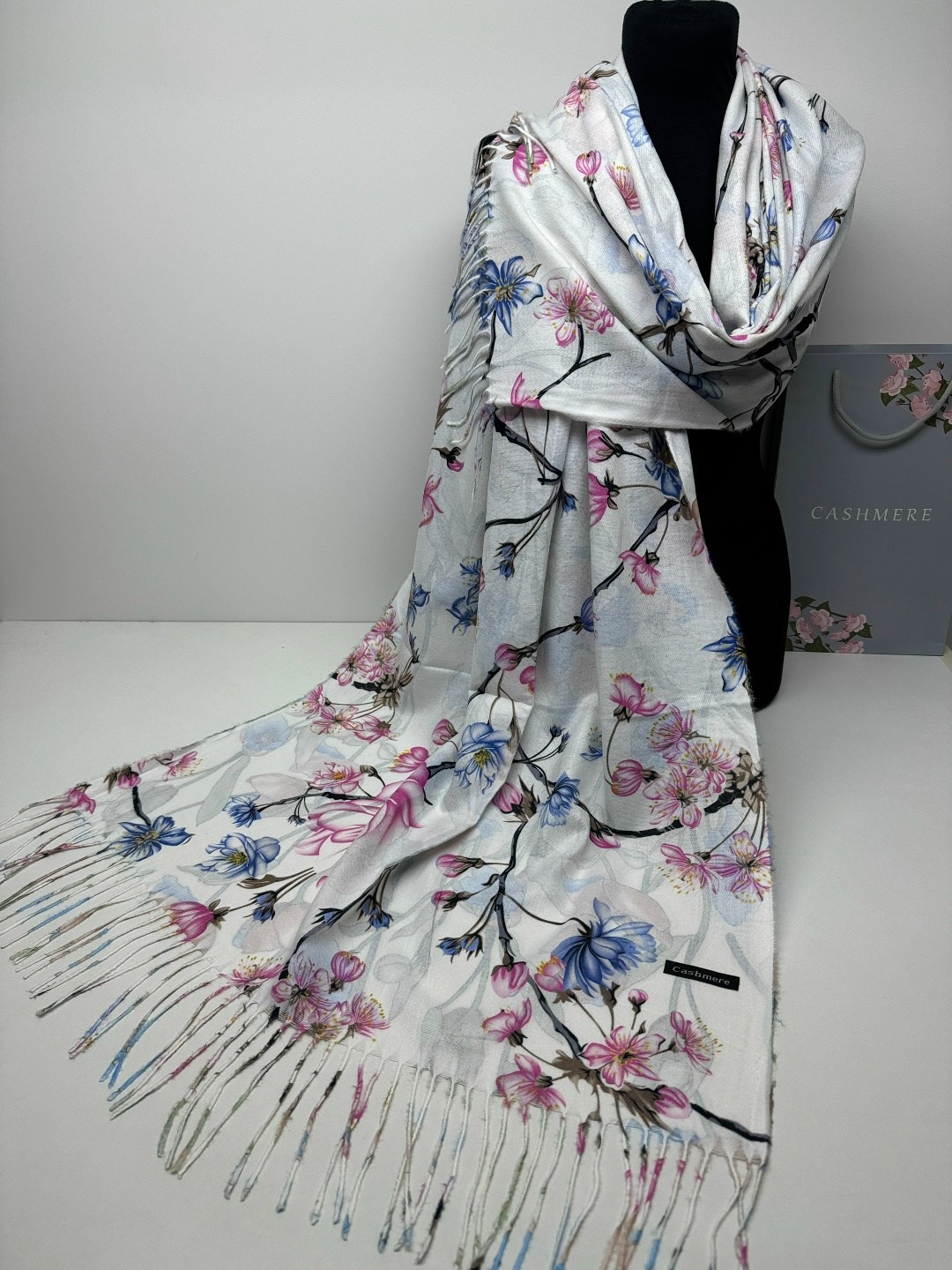 палантин кашемировый двусторонний шарф,палантин кашемировый двусторонний,палантин женский,шарфы и палантины,платки шарфы палантины