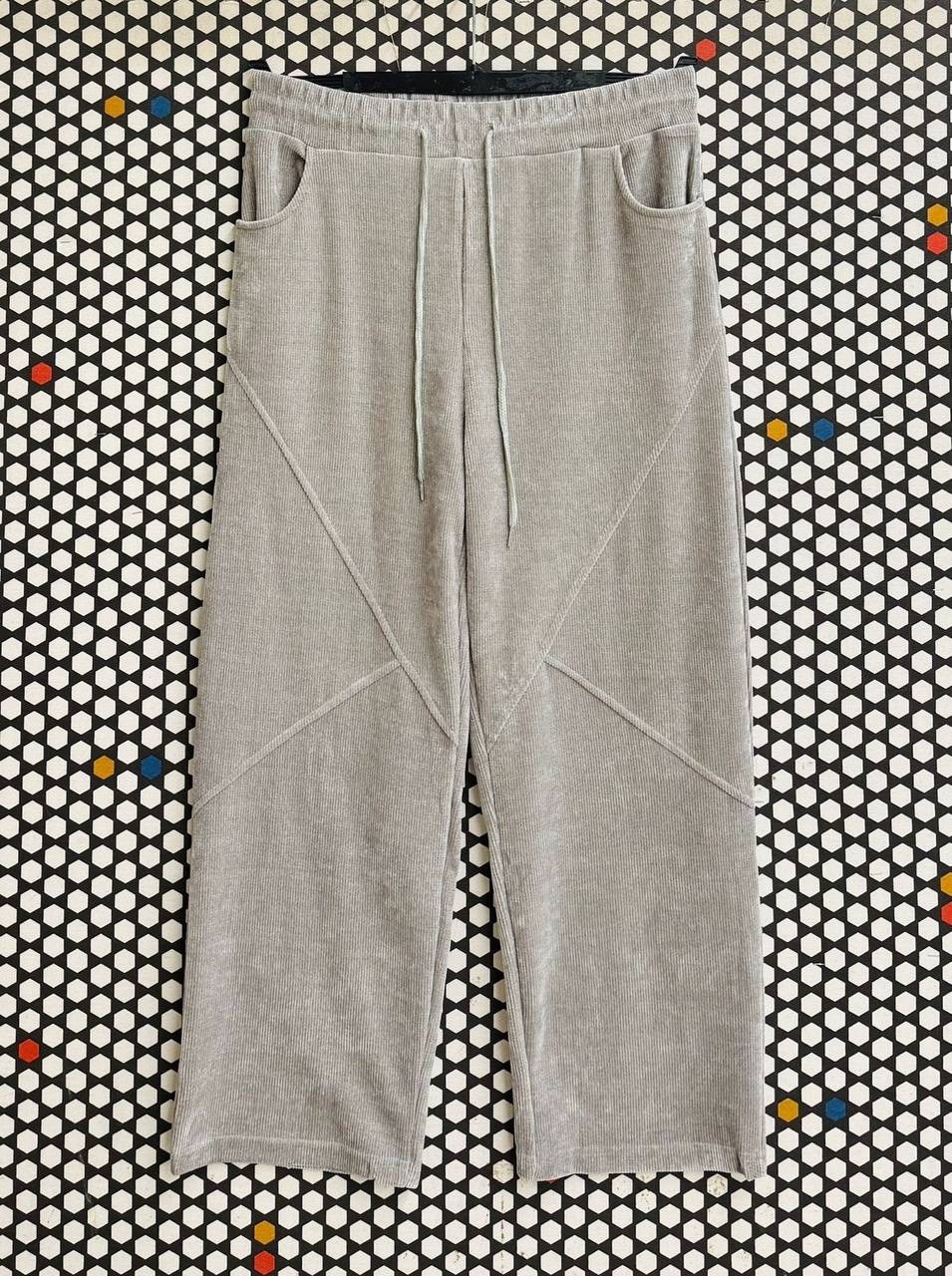 трикотажные брюки,домашние брюки,теплые брюки,брюки серые женские,свободные брюки