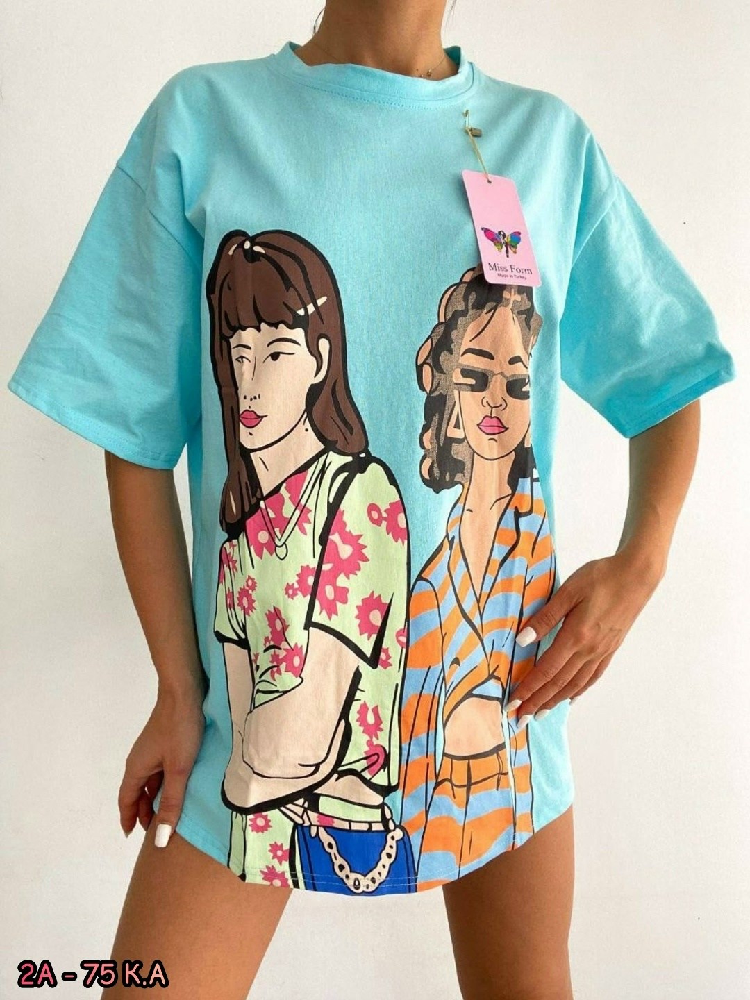 женская футболка,футболка с принтом удлиненная свободная p&u,футболка женская оверсайз,женские футболки с принтом,футболки модные