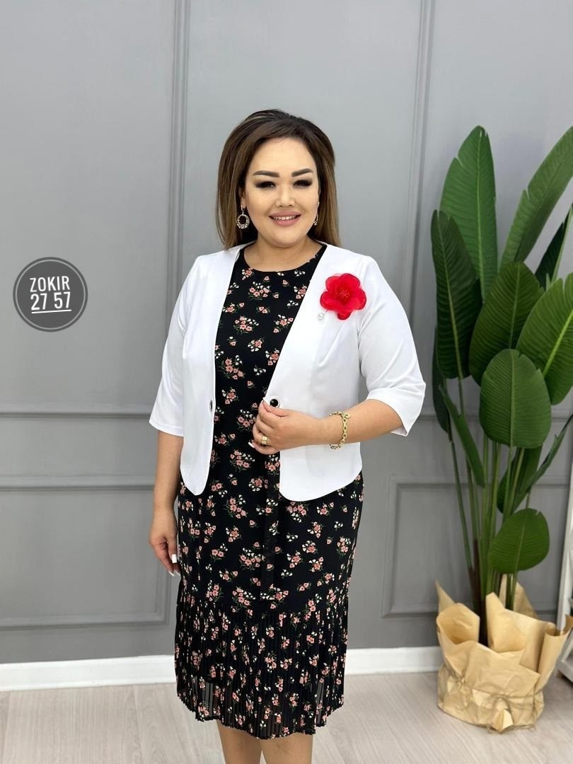 костюм платье с жакетом,костюм с юбкой женский,женские костюмы больших размеров,платье претти василек,костюм двойка женская