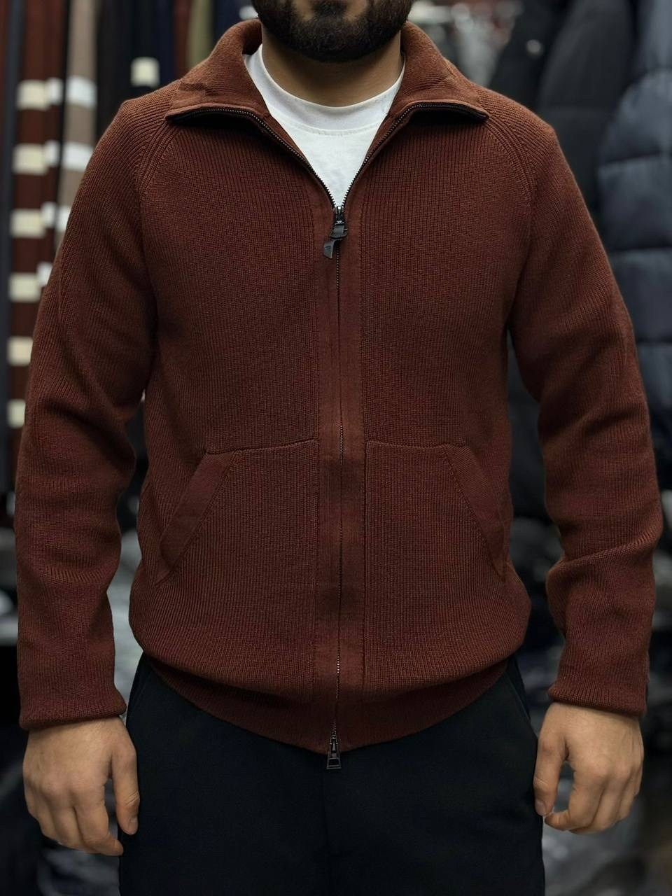 мужская кофта,свитер кофта,свитер мужской,кофта с горлом на молнии,тёплая кофта