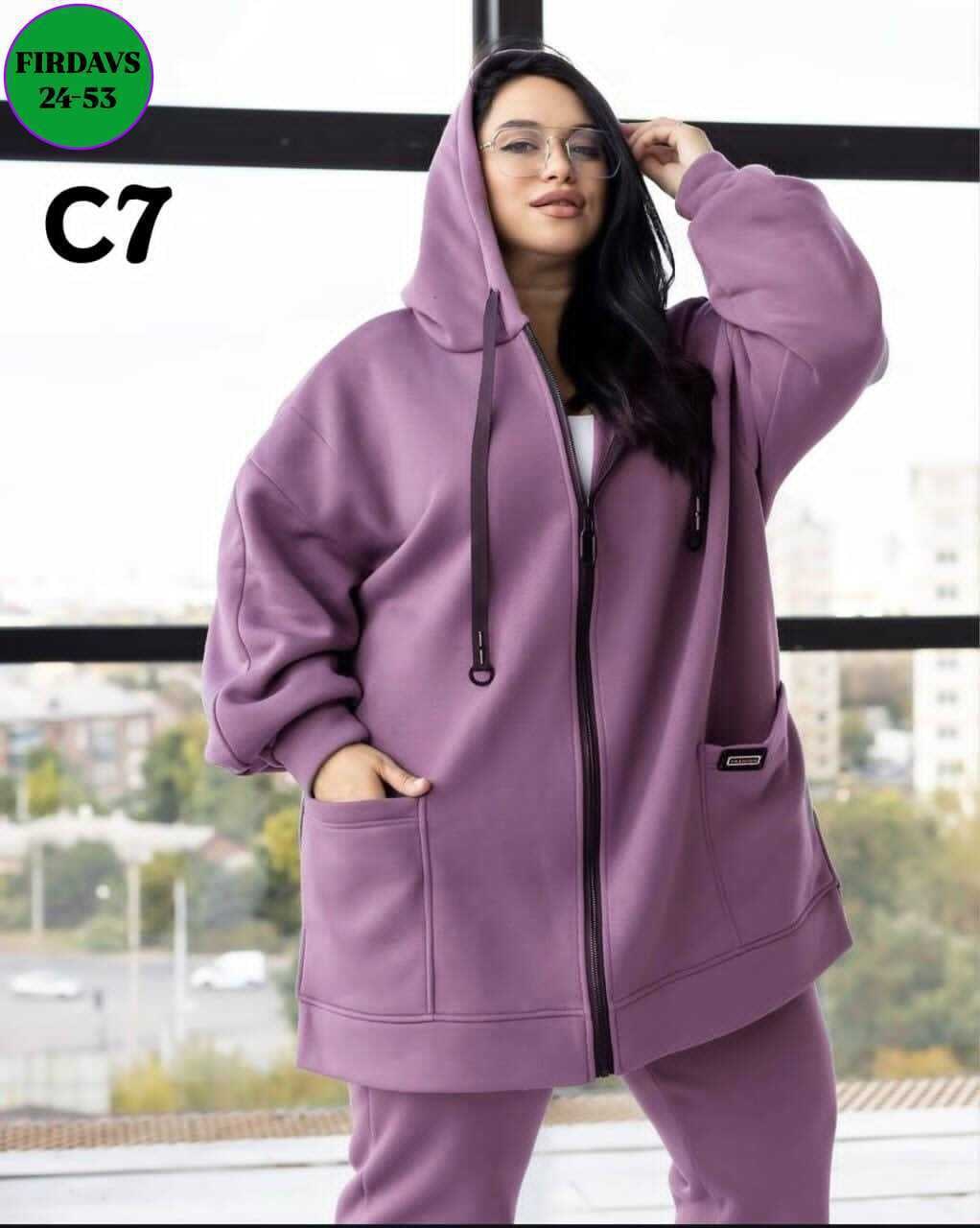 костюм женский на флисе,cпортивный костюм больших размеров,костюм флисовый женский,спортивные костюмы женские,толстовка на молнии из футера 3х нит.начес глициния