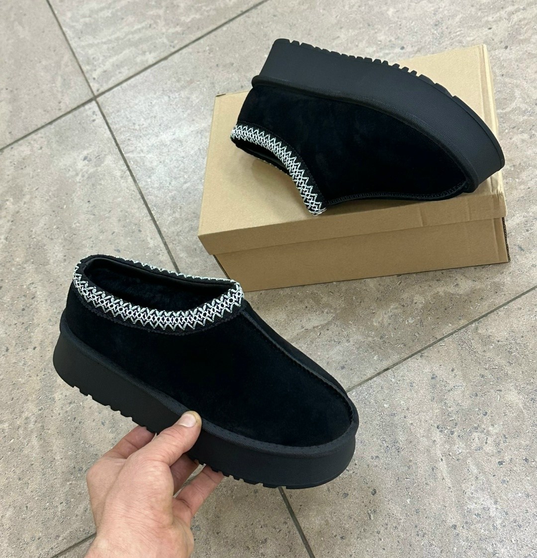 ,угги-мокасины замшевые натуральные зимние черные размер 36,женские угги,модные угги,женская