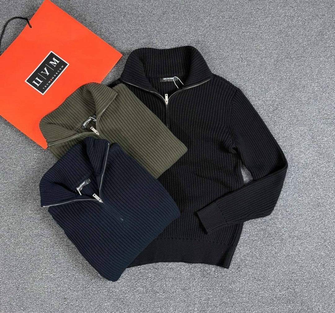 свитер на молнии с воротником,мужская кофта,свитер мужской,свитер для мужчин,свитер