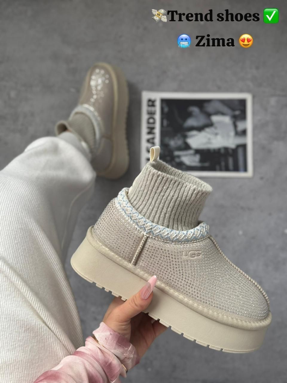 угги женские,,угги зимние на платформе, женская,угги