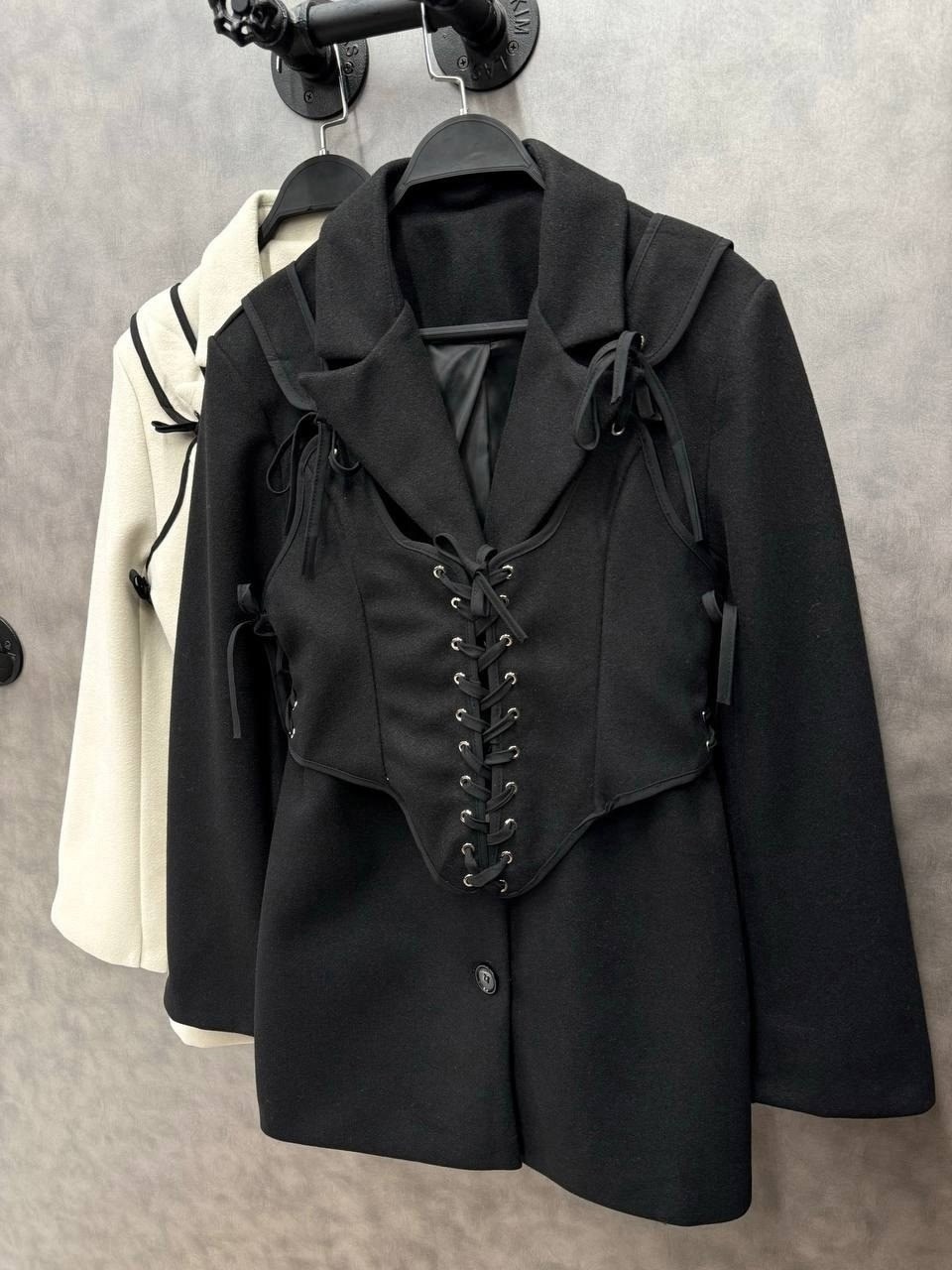 платье пиджак мини,комплект из двух предметов женское платье пальто средней длины,платье-пиджак lunar,платье пиджак с корсетом daichi brand,костюм женский