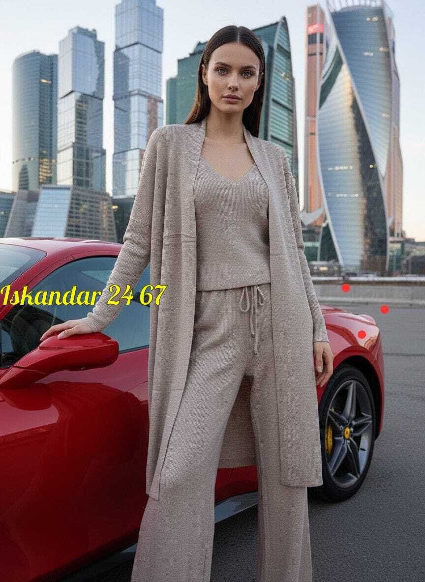 трикотажные костюмы,трикотажный костюм с кардиганом,брючный трикотажный костюм,вязаные костюмы,костюм трикотажный тройка