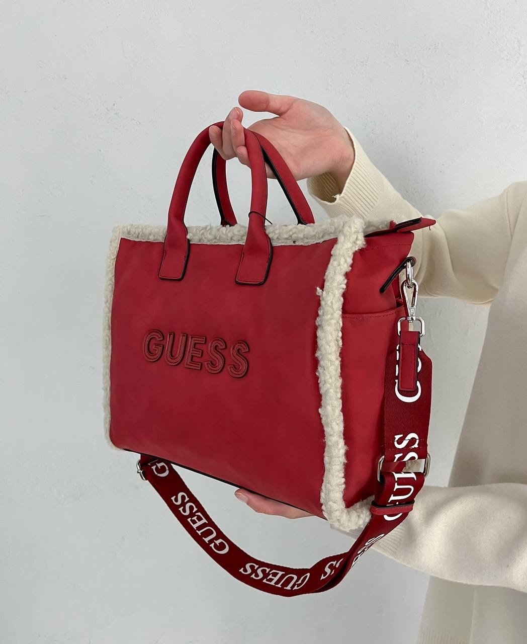 сумка женская guess,сумка guess,сумка guess silvana mini,сумка-тоут guess silvana compartment светло-коричневая,сумка