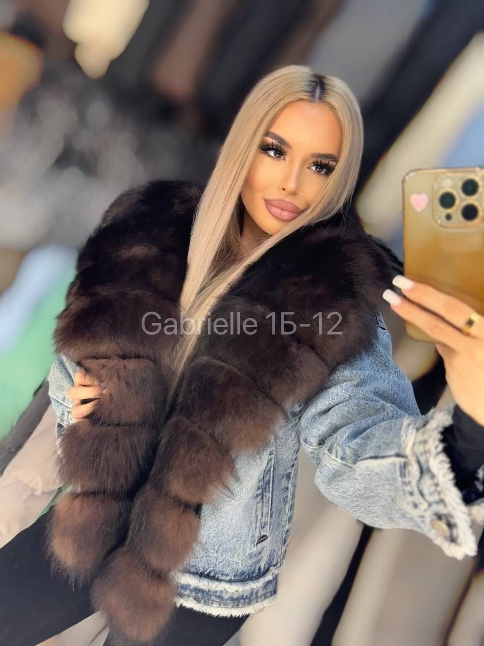 джинсовая куртка с мехом песца,джинсовка с мехом песца,женская джинсовая куртка с мехом песца,куртка с натуральным мехом,джинсовая куртка с мехом